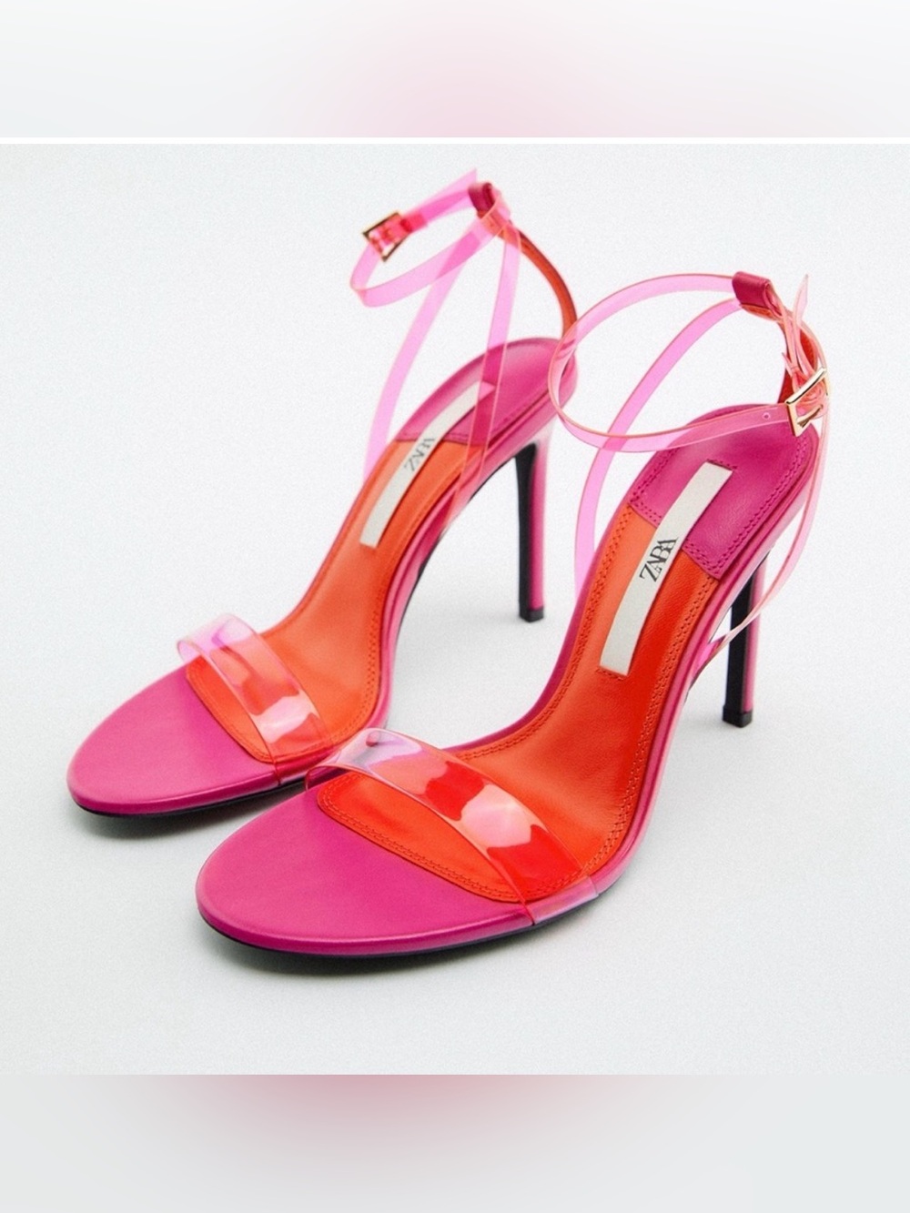 Zara Airfit transparent heels
